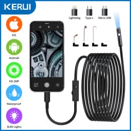 2MP OTG Endoscope Camera Automotive Boroscope Inspection Camera Device For Apple Iphone IOS Smart Phone Android Type C Cars