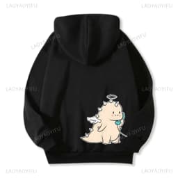 Dinosaur Matching Brands Couple Sweatshirt Mr Mrs Pocket Print Hoody Casual Matching Newlywed Thermal Hoodie Y2k Fashion Hoodies