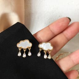 32 Style Colorful Enamel Cartoon Cute Rabbit Fox Ear Clips Funny Cat Bear Long Clip on Earrings Without Piercing for Women Girls
