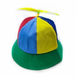 20 Colors Funny Propeller Rainbow Helicopter Baseball Cap Size S&L Unisex Kids Teens Small Heads Top Hat for Men Women