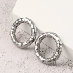 Casvort 2PCS Classic Circle Ear Weights Hangers 316 Stainless Steel Plugs Tunnels Piercing Body Jewelry Gauges