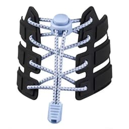 1Pair Colored Dots Round Shoelaces Elastic Plastic Lock Hiking Sport No Tie Shoelace Adult Children Shoe Accessories Rubber Band