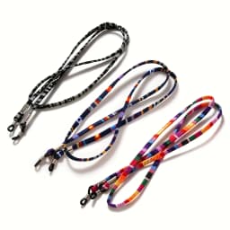 3pcs Glasses Sunglasses Cotton Neck Strap Fixing Strap Glasses Hanging Neck Strap High End Ethnic Rope Glasses Chain