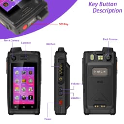 UNIWA A19S Shockproof Smartphone IP68 Waterproof 4G LTE Quad Core Phone Walkie Talkie POC Zello Android 6 Mobile Phone 4800mAh