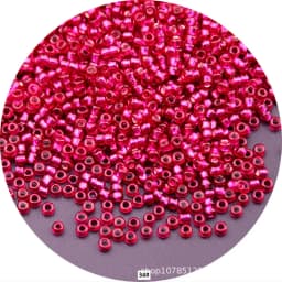 5g 1.5-4mm Transparent Cezch Silver Line Glass Beads 15/0 12/0 8/0 Spacer Seed Beads for Jewelry Making DIY Sewing Accessories
