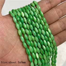 15X6mm Long Stripe Shell Beads Point Stick Mother of Pearl Shell Slice Loose Beads for DIY Making Jewelry Necklace Accessories