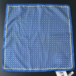 32cm Fashion Mens Oversized Polka Dot Pocket Square Elegant Silky Floral Navy Blue Handkerchief Wedding Tuxedo Accessories Hanky