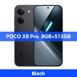 POCO X8 Pro Smartphone Global Version Dimensity 8500-Ultra NFC 6.59'' 1.5K Display 100W HypeCharge 6500mAh 50MP Camera 5G NFC