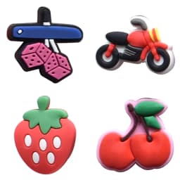 Fruit Shoe Charms for Crocs Accessories Badge Unisex Sandals Buckle Kids Pins Decoration Jeans Wristbands Shoe Accessories