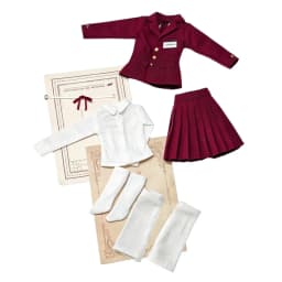 Blythe OB22 Doll Clothes Japanese School Uniform Formal Suit Shirt JK Pleated Skirt For 1/6 BJD OB24 Gift Birthday