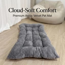 Extra Large Plush Dog Bed Sofa Thickened Super Soft Polyester Pet Mat Dog Crate Mat Bed For Small Medium Large Dog Bed