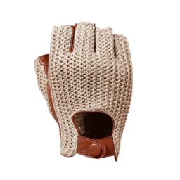 Men's Genuine Leather Unlined Retro Snap-fastener Fingerless Semi-finger Tactical Driving Riding Punk Rock Short Gloves Mitts