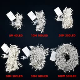 Christmas Lights 5M 10M 20M 30M 50M 100M Led String Fairy Light 8 Modes Christmas Lights For Wedding Party Holiday Lights