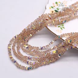 4mm 130pcs High Quality Triangle Crystal Glass Beads Shiny Color Loose Beads For Jewelry Making DIY Earring Necklace