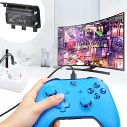 1400mAh Rechargeable Xbox Controller Battery Pack+Type C Cable for Xbox Series X, Xbox Series S Remote Gamepad(Not for Xbox one)