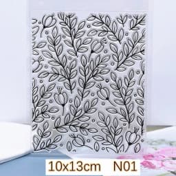 Polymer Clay Texture DIY Pottery Clay Jewelry Emboss Tree Leaf Flower Stamp Soft Pottery Polymer Clay Tools Mandala Plants Stamp