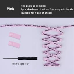 Magnetic Shoelaces Without ties Elastic No tie Shoe laces for Sneakers Lazy Shoelace Magnetic Lock One Size Fits All Kids Adult