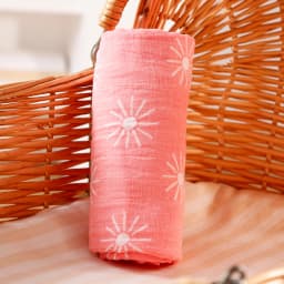 100% Cotton 120*110cm 2 Layers Newborn Baby Bath Towel Wrap Muslin Swaddle Blankets