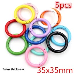 New Fashion Multi-colors Mixed Alloy Open Rings Lobster Clasp Hooks Ball Chains DIY Jewelry Making Findings Supplies