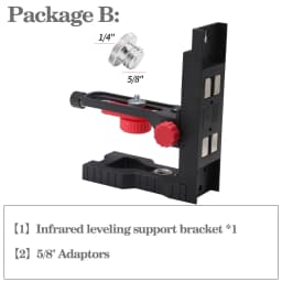 TMYLOKU Magnet L-shape Bracket Stand For Laser Level Support (TMY-08A)