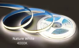 5M DC12V/24V Super Thin 5mm COB LED Strip 384LEDs/m Soft Flexible Light Bar Warm Cold White for Decor Lighting 3000K 4000K 6000K