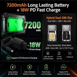 AGM PAD P3 Global Tablet 8.68" Pad PC 120Hz 6GB RAM 128GB ROM Pad PC Android 16 7200mAh MAh Battery 4G LTE Tablet With Stand