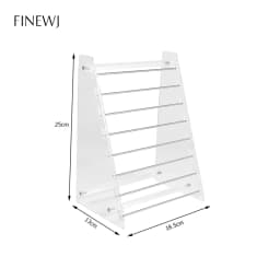 Transparent Acrylic Pendant Earring Display Stand Rod Bracelet Beads Collection Holder Rondelles Rack Trollbeads E Series Charms
