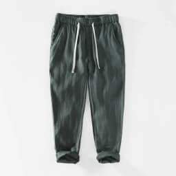 Spring Summer New Breathable 100% Linen Straight Pants Men Clothing Casual Simple Slim Trousers BL8236