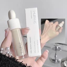 Flawless Finish Liquid Concealer Full Coverage for Blemishes Dark Circles & Freckles Smooth Application Long-Lasting,