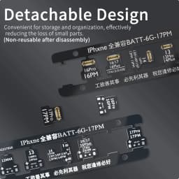 Battery Connect Buckle BATT-6G-17PM Power Boot Cable FPC Connector iPhone Motherboard Power-On for iPhone 6 -17 PRO MAX Series