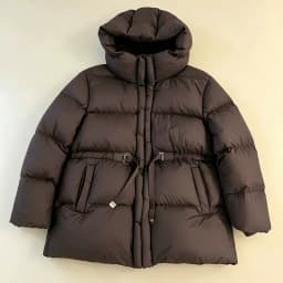 Schinteon Women White Down Jacket with Hood Solid Color Thick Warm Autumn Winter Outwear Parka Drawstring Coat 2026 New Fashion