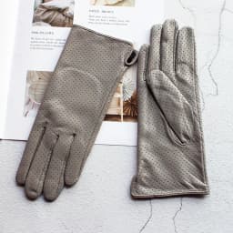 Summer Driving Women's Sheepskin Leather Gloves With Thin Silk Lining Sun Protection and Anti Slip Motorcycle Riding Gloves