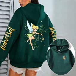Tinker Bell Anime Men Cartoon Hoodie Women Pullover Tops Outdoor New Fashion Autumn Spring Couple Sweatshirts Clothes