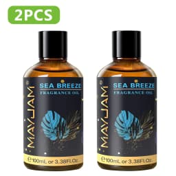 MAYJAM 100ml Fragrance Oil Coconut & Vanilla White Musk Sea Breeze Baby Powder Dragons Blood Sweet Tobacco Freesia for Aromatherapy Diffuser Humidifier Burner, Strawberry Watermelon Cherry Coconut Cranberry Fruit Essential Oil Making Candle Aromatic Spray