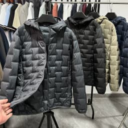 Warmth God Clothes! 90 Duck down Filling! Lightweight Padded Jacket Winter Outdoor Casual Heat Pressed Sports Hooded Coat