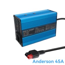 16.8V 10A Charger Smart Aluminum Shell Is Suitable For Lithium Ion Battery 4S 14.8V Blue
