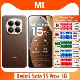 Xiaomi Redmi Note 15 Pro Plus 5G Global Version Smartphone 6500mAh 100W Hypercharge NFC Snapdragon 7s Gen 4 CPU 6.83" AMOLED