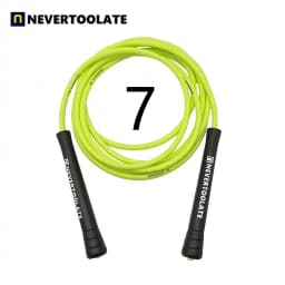Super long 3.2 meters rope length 7mm PVC 15.5cm long handle 220 gram heavy fitness crossfit crossrope hiit skipping jump rope