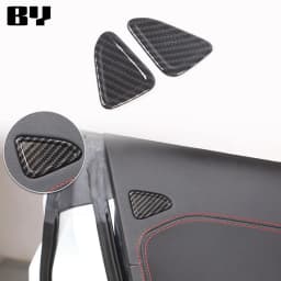 For Chevrolet Corvette C8 2020-2024 Car Accessory ABS Carbon Fiber Car Console Gear Shift Panel Cover door armrest Trim Sticker