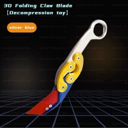 New Knife Fidget Toy 3D Printing Technology Stocking Stuffers Gift With Butterfly Claw Blade Carrot Fidget Toy Stress relief Toy