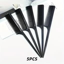 5/10/20pcs Rat Tail Comb Set, Heat Resistant Anti-Static Hair Styling Combs for Salon, Professional Hairdressing Tools