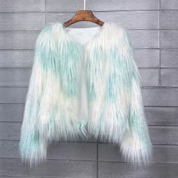 DEAT Fur Imitation Fur Coat Korean Version Pure Color Beach Wool Women's Short Coat Straight 2026 Winter Wram Jackets 11A06487