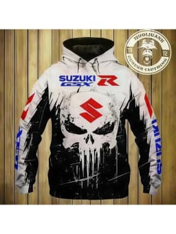 Suzuki 2026 Spring and Autumn Sportswear 3D Printed Men's and Women's Hoodies Hip-Hop Street Fashion Motorcycle Clothing