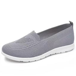 Comfortable casual women's shoes spring and summer breathable fabric uppers solid colors low-cut design soft and outdoor walking