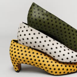 ALIAS MAE 2026 Early Spring New Spotted Horsehair Pointed Low Heel Women's Shallow Mouth Casual Versatile Single Shoes