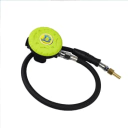 DEDEPU Aluminum Scuba Diving Regulator Second Stage | Octopus Backup Valve with Mouthpiece | Professional Diving Equipment