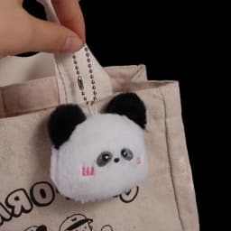 Cartoon Soft Animal Keychain Cute Plush Bear Keyring For Women Rabbit Frog Doll Keychain Backpack Pendant Ornaments Girls Gift