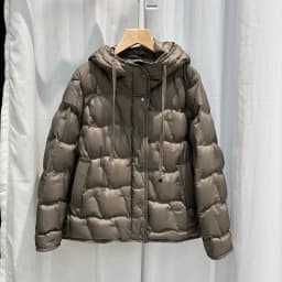 Schinteon Women's 90% White down Jacket with Hood Solid Color Autumn Winter Warm Fashion Parka Outerwear 2026 New
