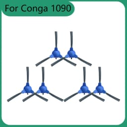 2/4/6 Pcs For Conga 1090 Vacuum Cleaner Brush Spare Parts Side Brush Accessories Cleaning Equipment Household Cleaning Supplies