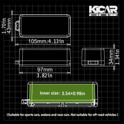 Kicarmod 1/64 Model Car Display Case – Clear Acrylic Dust-Proof Storage Box, Wall-Mountable Hanging Design for 1:64 Diecast Cars